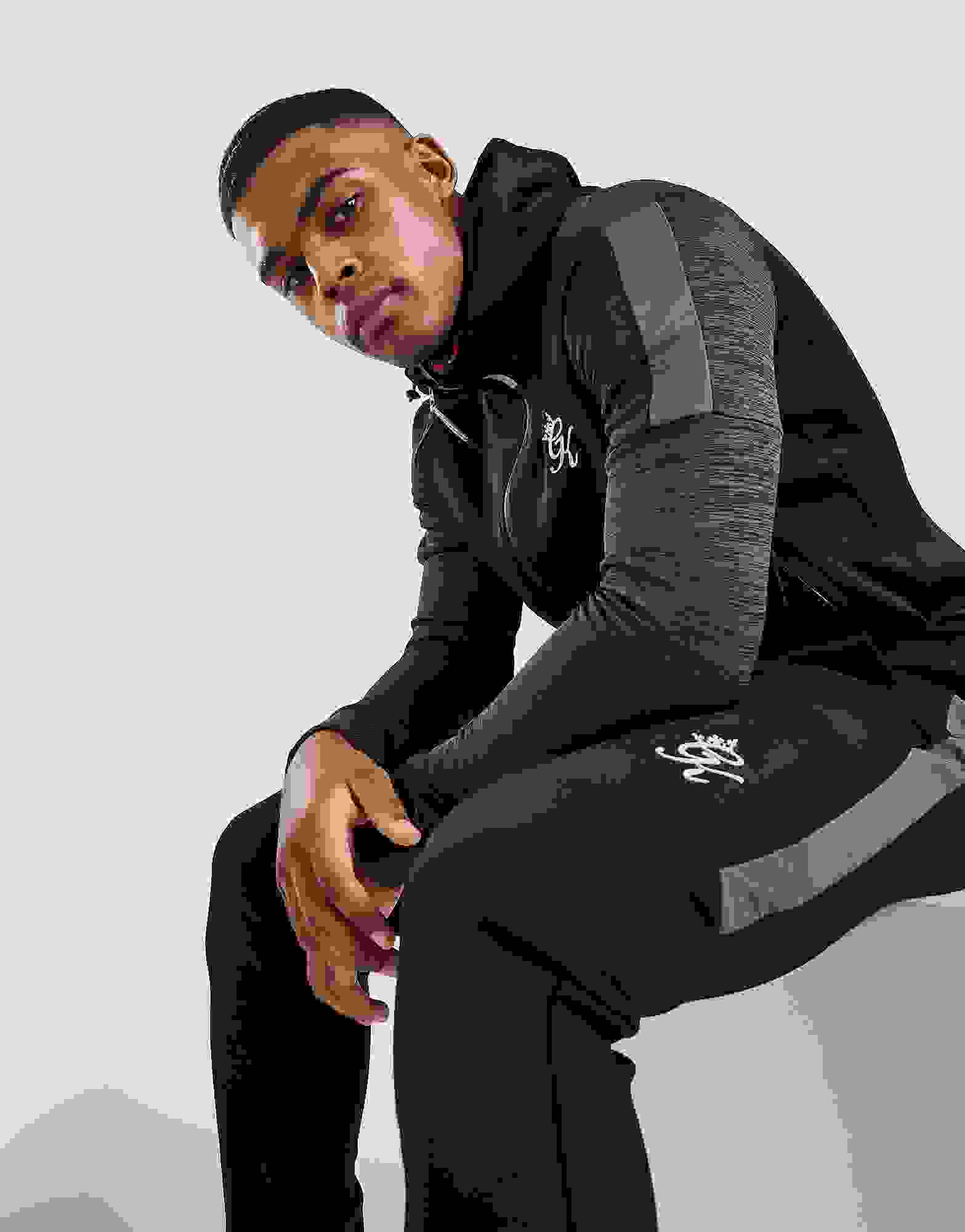 Gym King Mens Overhead Pullover Crew /& Hooded Sweatshirt Sweater Hoodie Black